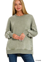 Load image into Gallery viewer, Z Acid Wash Fleece Pullover