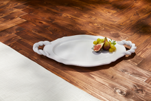 Load image into Gallery viewer, Twisted Handle Ceramic Platter