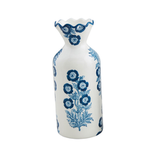 Load image into Gallery viewer, Blue Floral Bud Vase