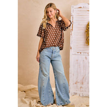 Load image into Gallery viewer, Lexi Polka Dot Blouse