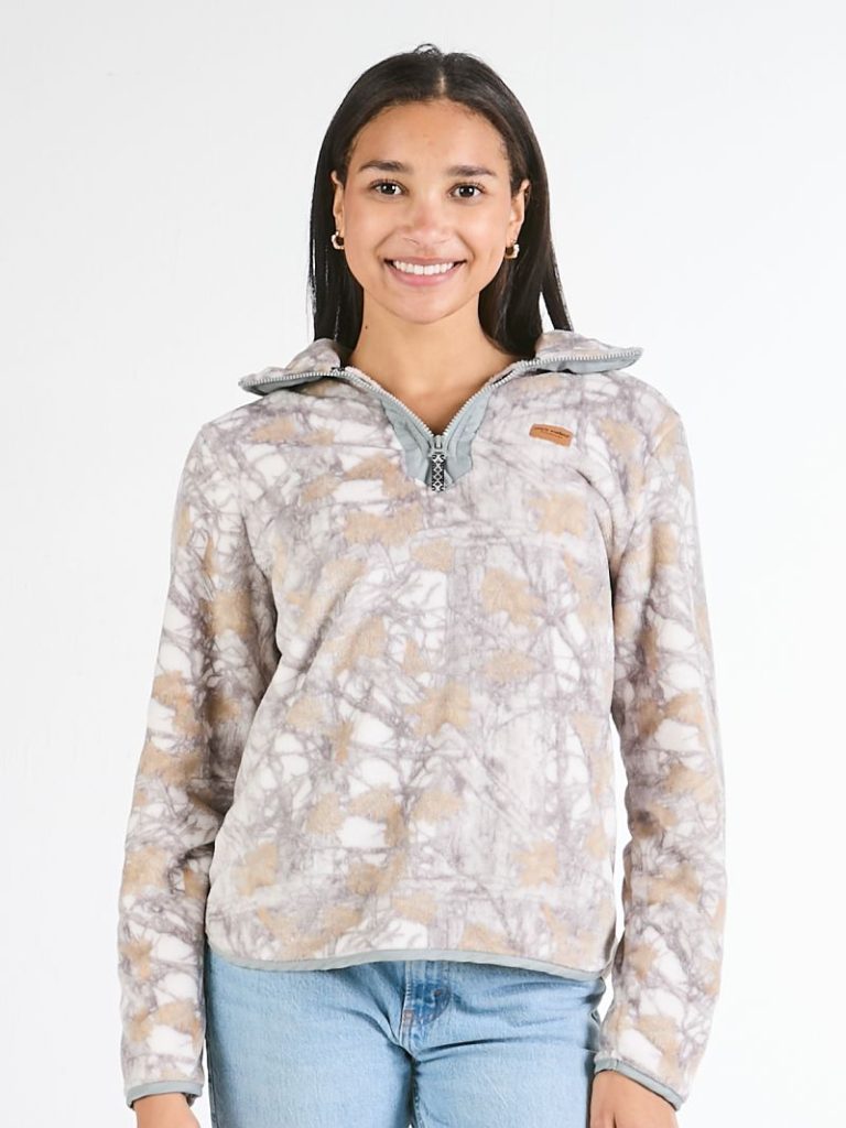 Simply Camo White Pullover