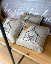 Load image into Gallery viewer, Mud Pie Nativity Mini Pillow