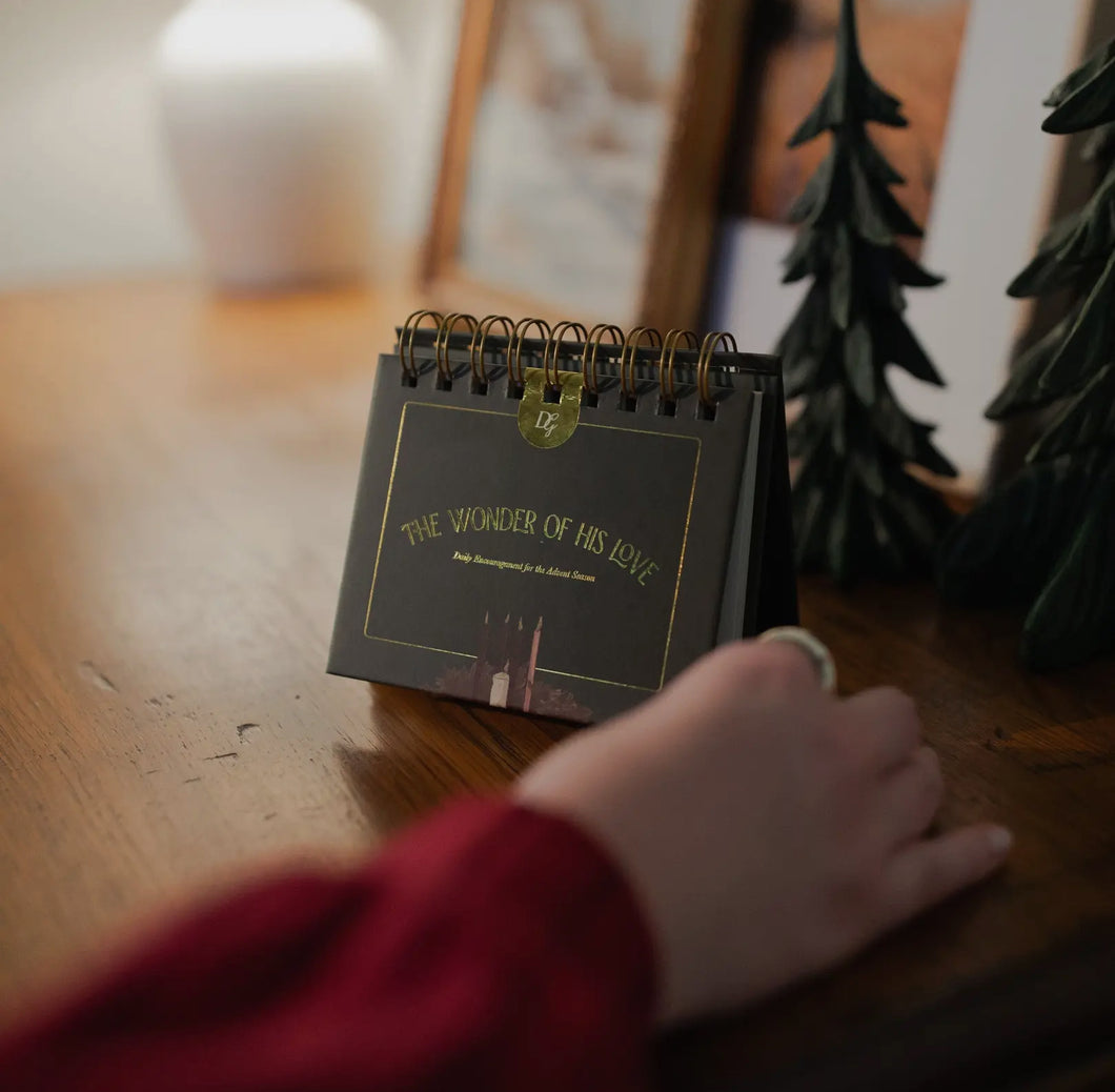 The Wonder of His Love | Daily Encouragement Flip Calendar For the Advent Season