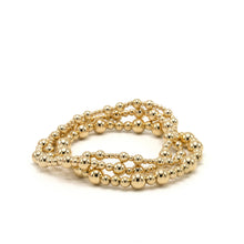 Load image into Gallery viewer, The Charleston 2x4 14k Gold-Filled Beaded Bracelet