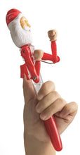 Load image into Gallery viewer, Mud Pie Santa Light-Up Punching Pens