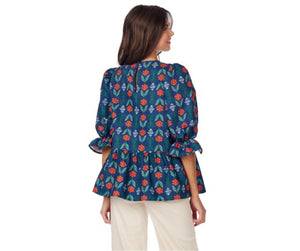 Pierce Flounce Top