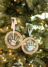 Load image into Gallery viewer, Mud Pie Acrylic Handprint Ornament