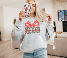Load image into Gallery viewer, Merry Leopard Bow Sweatshirt