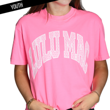 Load image into Gallery viewer, Lulu Mac Dot Neon Pink Tee