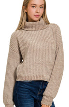 Load image into Gallery viewer, Z Chenille Turtleneck Sweater