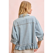 Load image into Gallery viewer, Kenzi Denim Button Up Shirt