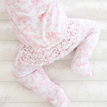Load image into Gallery viewer, Fancy Frills Ruffle Zipper Footie