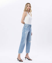 Load image into Gallery viewer, Ezra Crop H. Rise Slim Wide Leg Jean