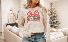 Load image into Gallery viewer, Merry Leopard Bow Sweatshirt