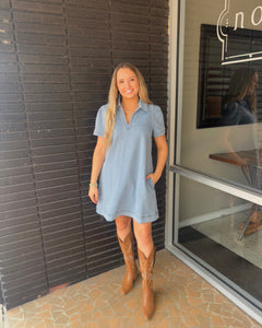 Leah Denim Dress