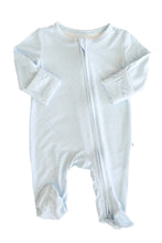 Load image into Gallery viewer, Picot Trim Bamboo Zipper Footie (Wholesale)