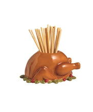 Load image into Gallery viewer, Mud Pie Thanksgiving Toothpick Caddy Sets