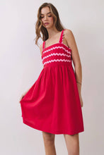 Load image into Gallery viewer, Ric Rac Mini Dress