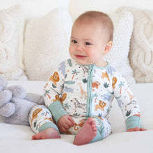 Load image into Gallery viewer, Safari Snuggles Convertible Zip Romper