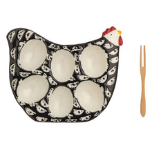 Load image into Gallery viewer, Mini Rooster Deviled Egg Tray - Mud Pie