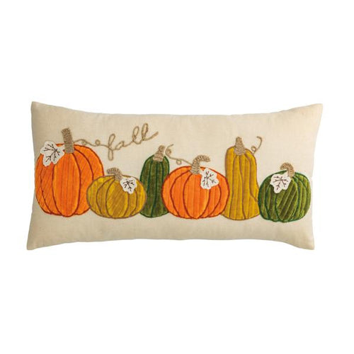 Mud Pie Corduroy Pumpkin Pillow