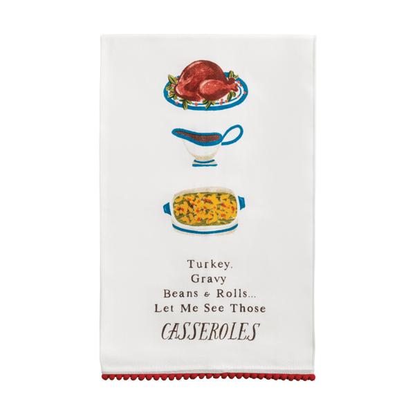 Mud Pie Thanksgiving Trim Towel