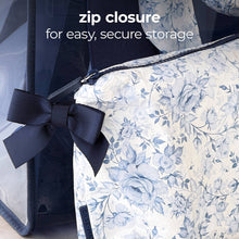 Load image into Gallery viewer, Case-Mate Something Navy Bow Crinkle Makeup Bag