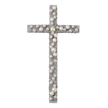 Load image into Gallery viewer, Wood &amp; Wire Pearl Cross