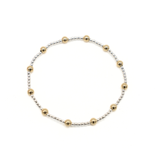 Load image into Gallery viewer, The Malibu Mix Collection 14k Gold-Filled and Sterling Beaded Bracelets