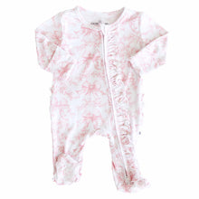 Load image into Gallery viewer, Fancy Frills Ruffle Zipper Footie