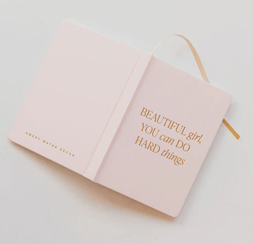 Beautiful Girl Fabric Journal