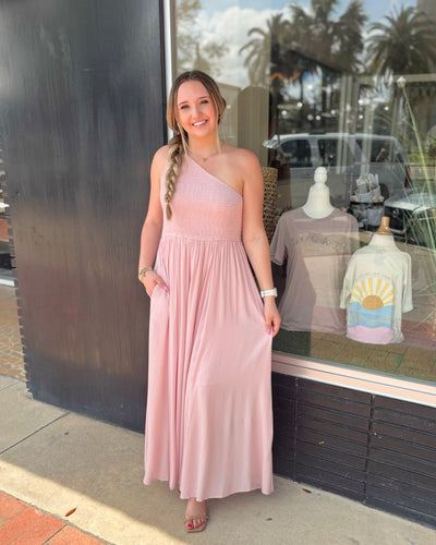 Carter One-Shoulder Dress