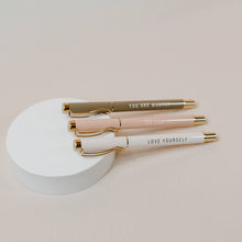 Load image into Gallery viewer, Go For It Metal Pen Set - Home Decor &amp; Gifts