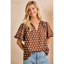 Load image into Gallery viewer, Lexi Polka Dot Blouse