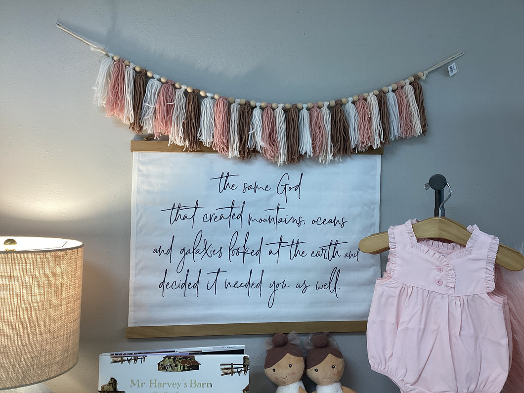 Large Framed Banner - Same God