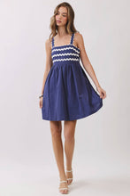 Load image into Gallery viewer, Ric Rac Mini Dress