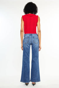 Ita Mid Rise Wide Flare Jeans (Petite)