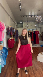 Mud Pie Townes Pleated Skirt