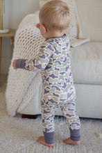Load image into Gallery viewer, Convertible Bamboo Zip Romper | Camo Cutie