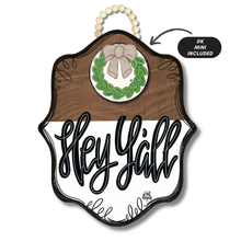 Load image into Gallery viewer, Stain Bloom "Hey Y'all" Hanger + Mini