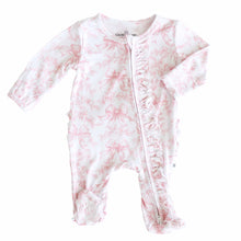 Load image into Gallery viewer, Fancy Frills Ruffle Zipper Footie