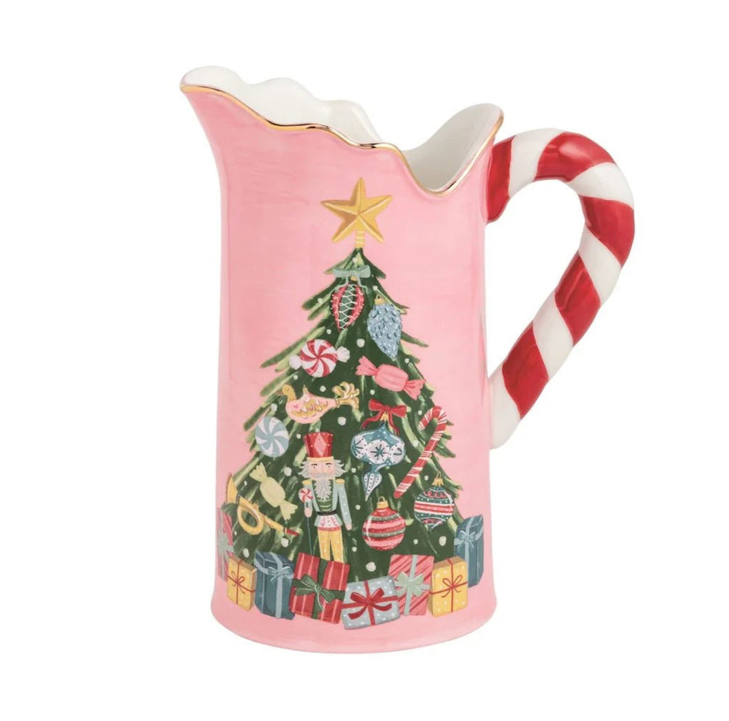 Mud Pie Xmas Tree Candy Pitcher