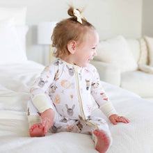 Load image into Gallery viewer, Barnyard Buddies Convertible Zip Romper