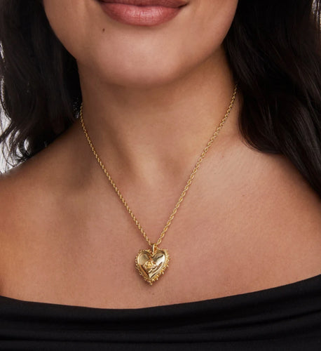 Mallory Rose Locket Gold