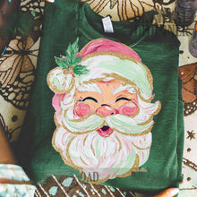 Load image into Gallery viewer, Retro Santa Christmas Tee