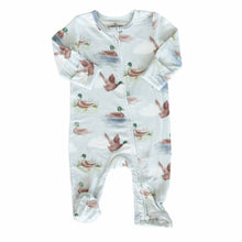 Load image into Gallery viewer, Little Duckling Zipper Footie