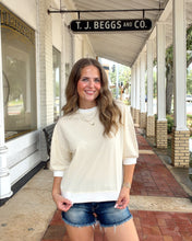Load image into Gallery viewer, Z Striped 3/4 Sleeve Top