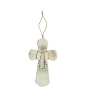 Load image into Gallery viewer, Mud Pie Ceramic Nativity Cross