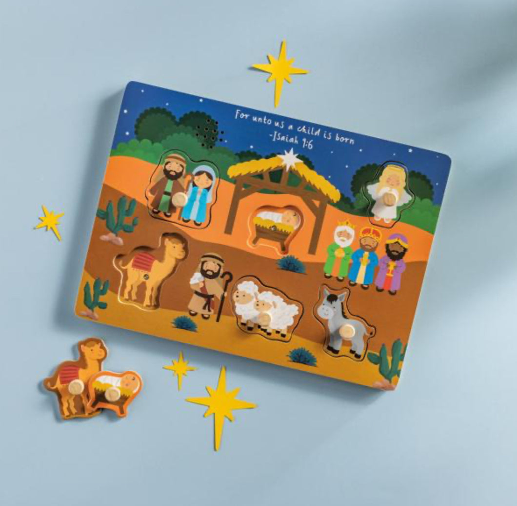 Mud Pie Nativity Sounds Puzzle
