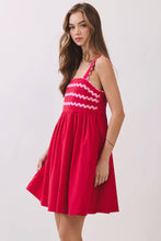 Load image into Gallery viewer, Ric Rac Mini Dress